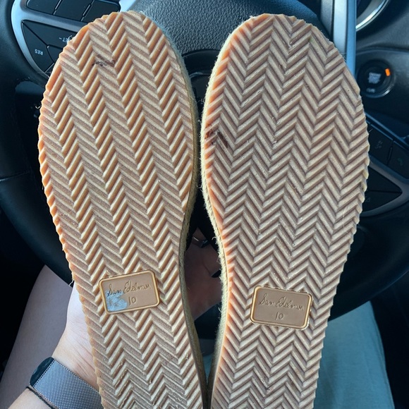 Sam Edelman Black Lars Slub Satin Espadrille size 10. - Picture 4 of 4